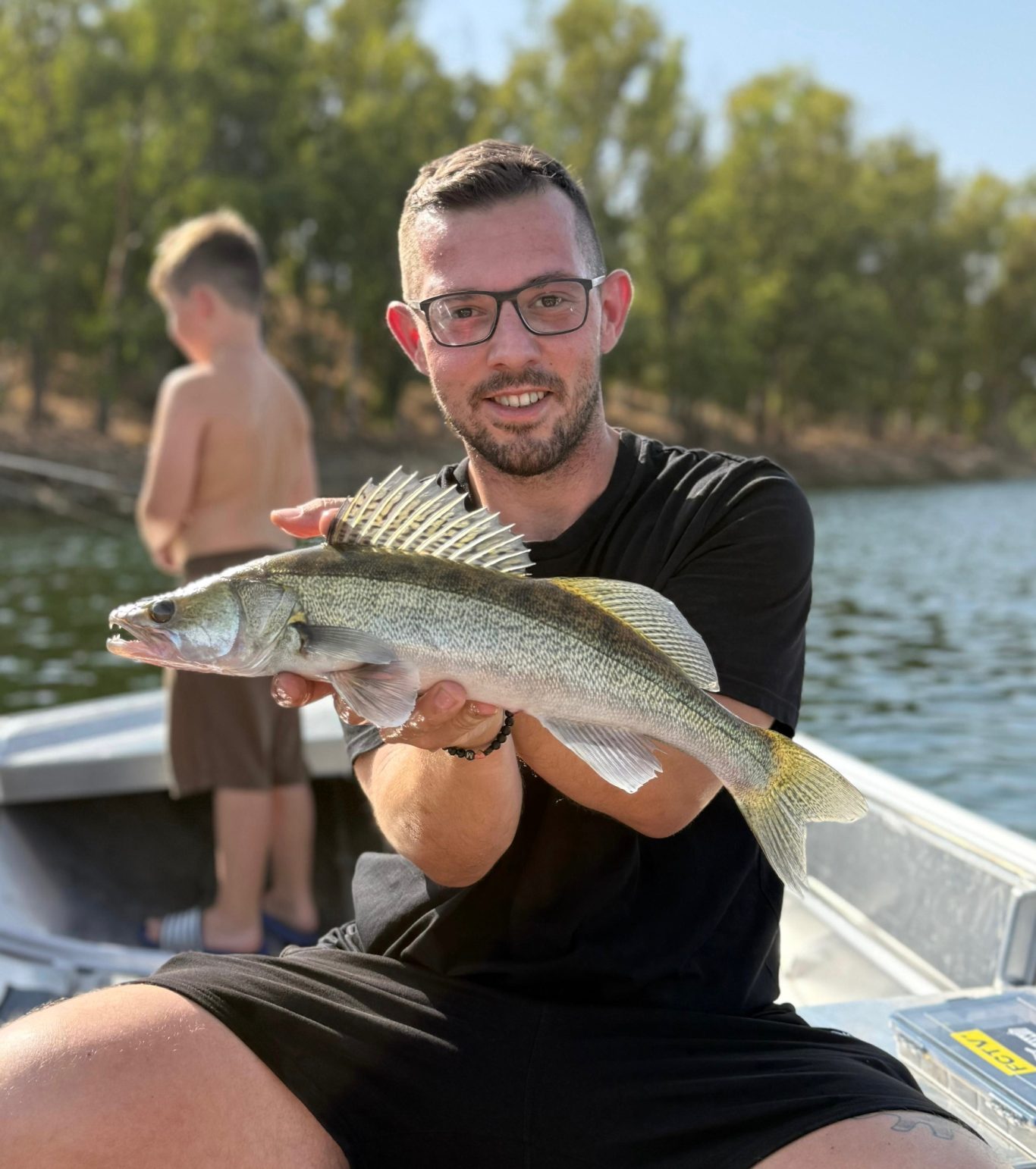 Zander angeln Orellana Stausee