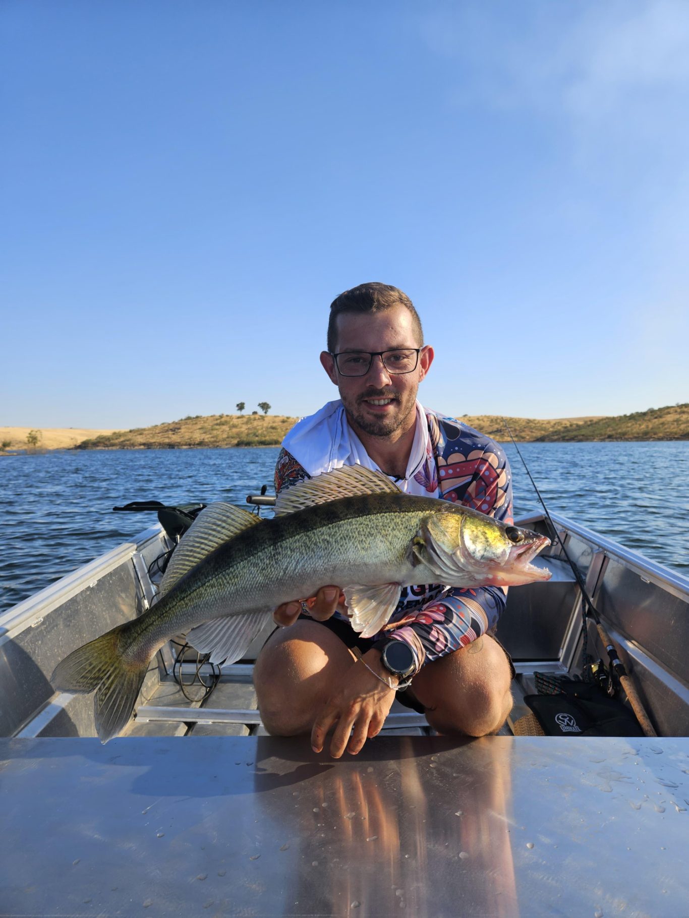 Zander angeln Orellana Stausee