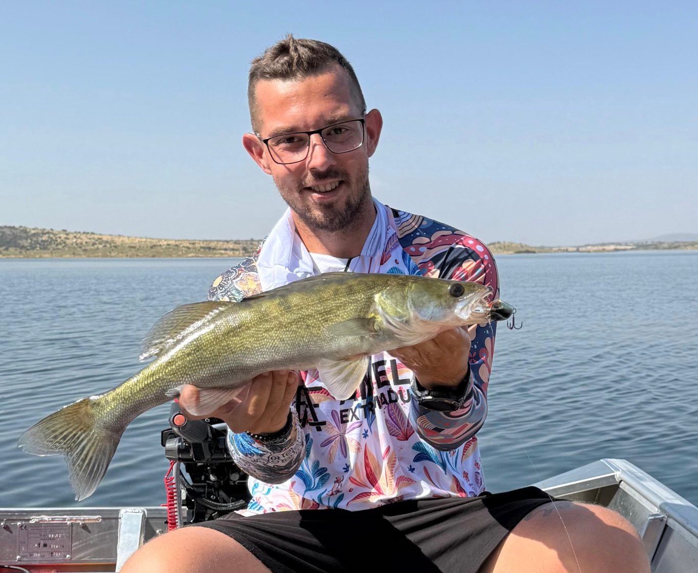 Zander angeln Orellana Stausee