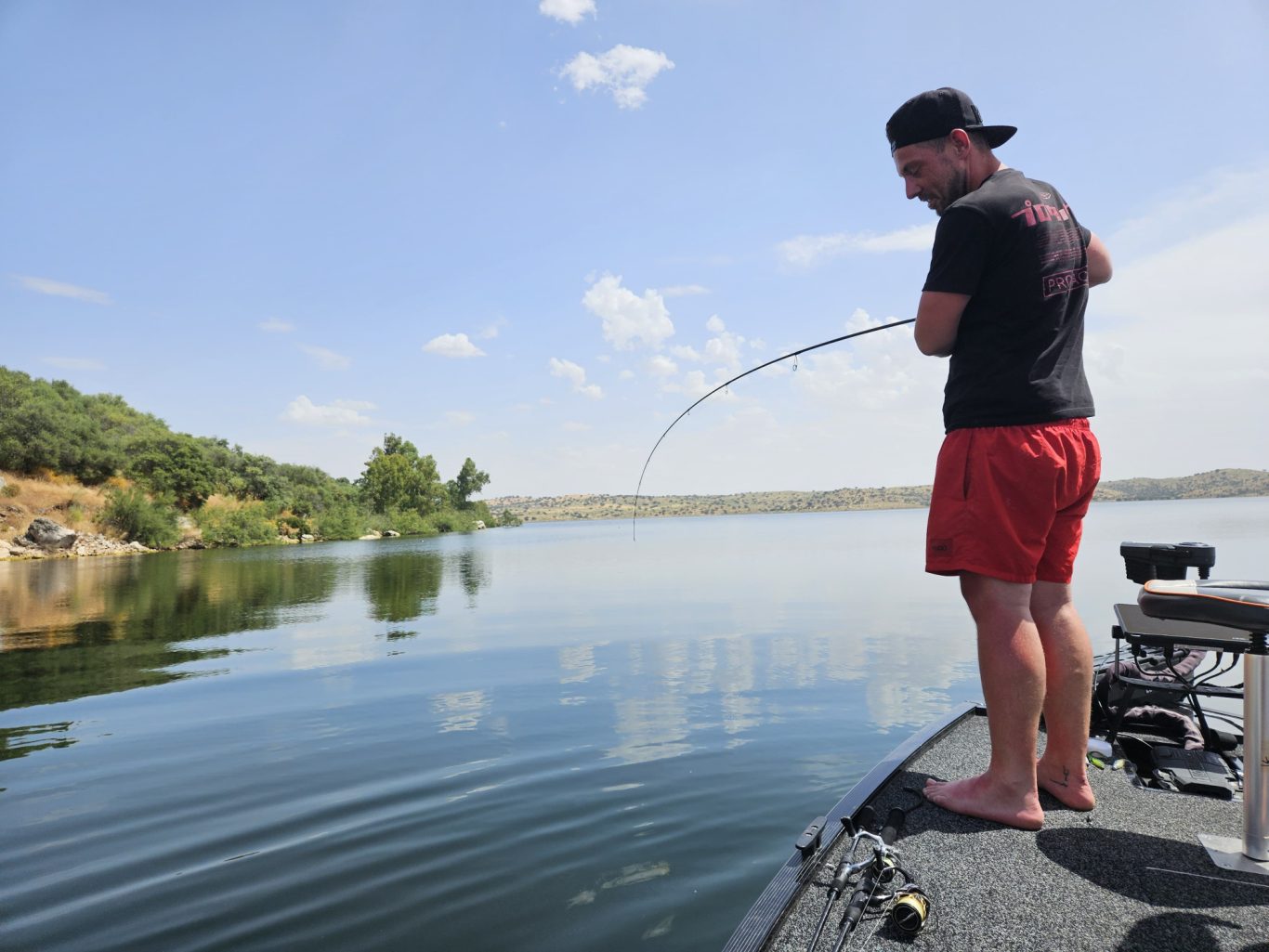 Angeln Orellana Stausee