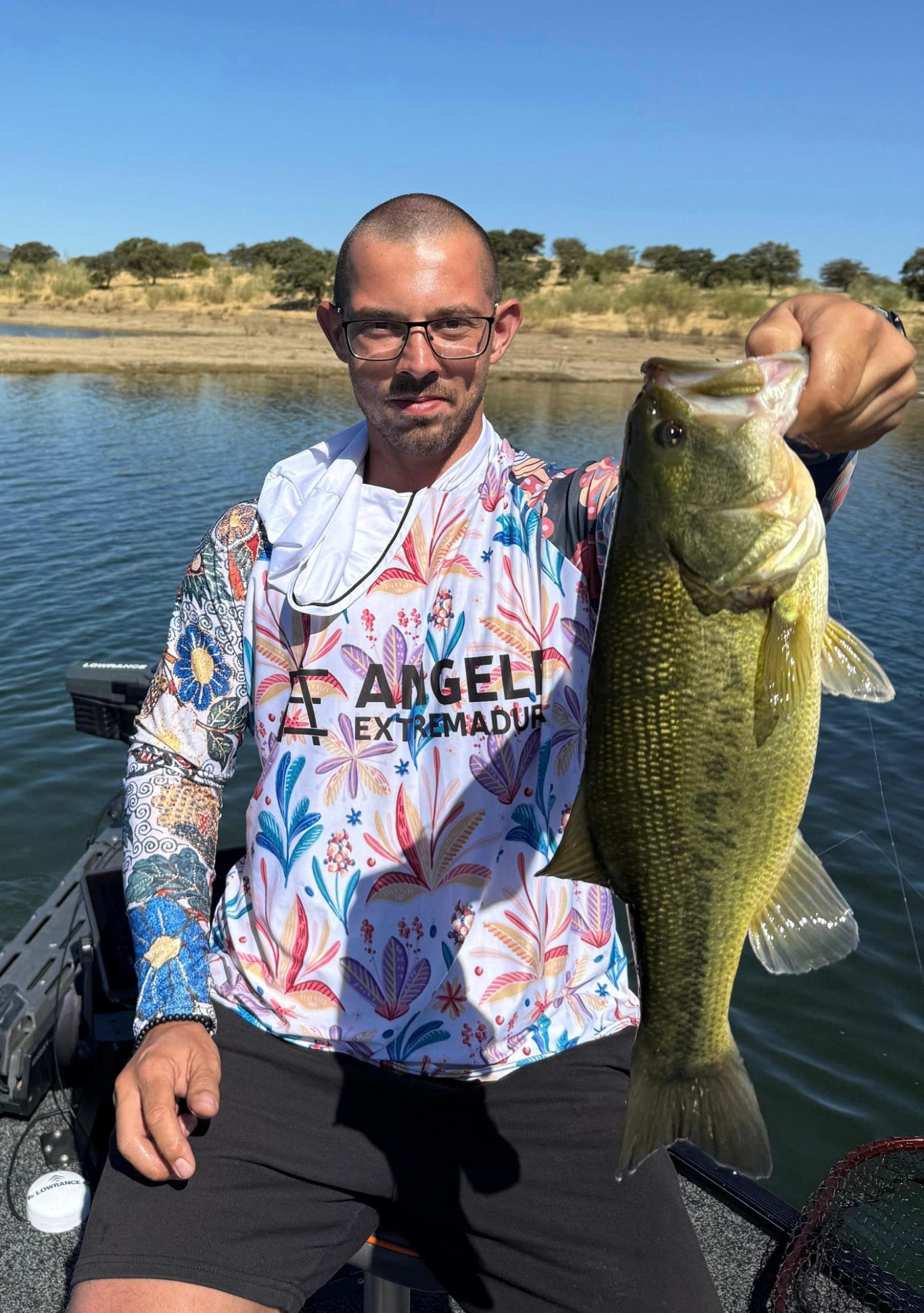 Schwarzbarsch angeln Orellana Stausee